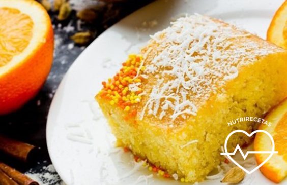 Queque de naranja esponjoso