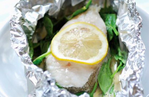 Pescado al papillot