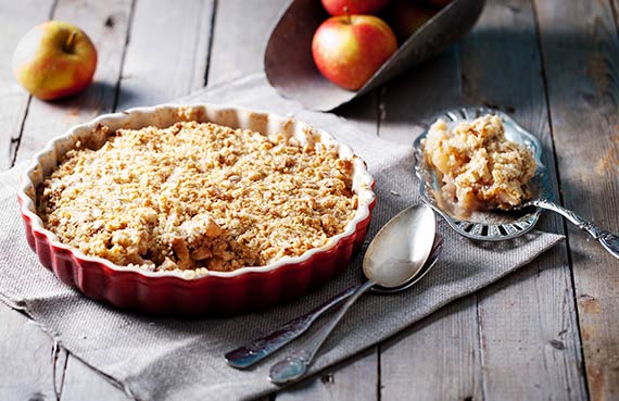 Crumble de manzanas