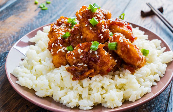 Pollo al sésamo
