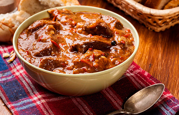 Carne con almendras