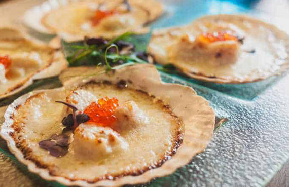 Ostiones a la parmesana