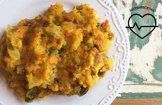 Charquicán vegano de cochayuyo