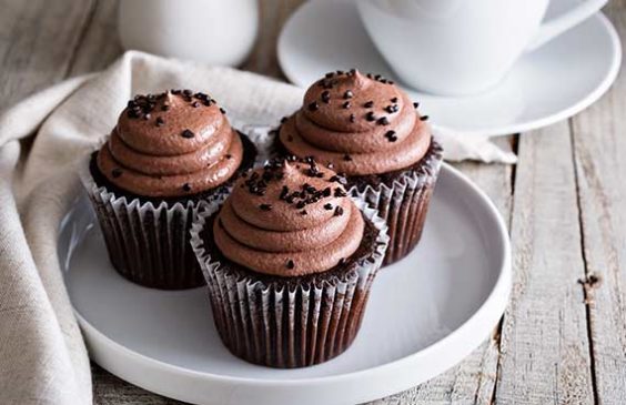 Cupcakes de chocolate