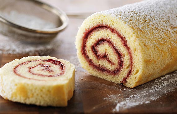 Brazo de reina (Bizcocho genovés)
