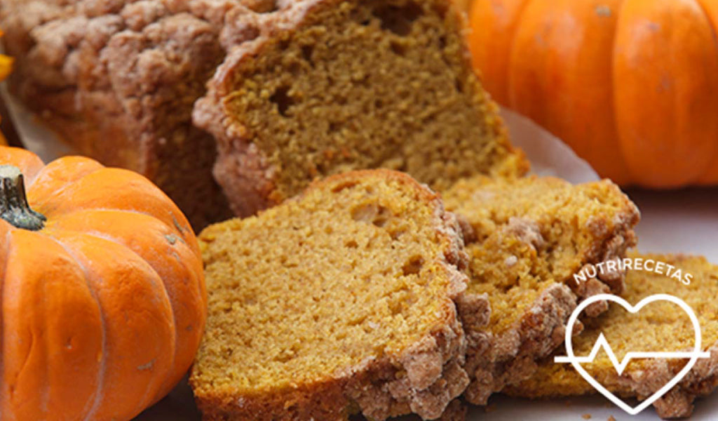 Bizcocho de calabaza y nueces