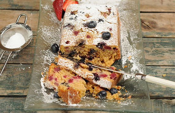 Queque de berries