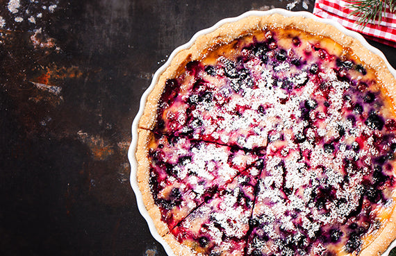 Cheesecake de arándanos