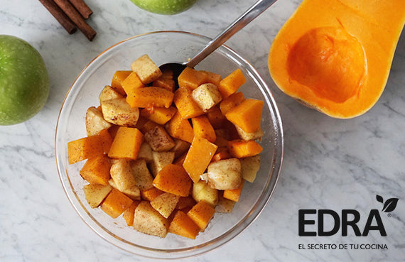 Zapallo Butternut con manzana y canela Edra®