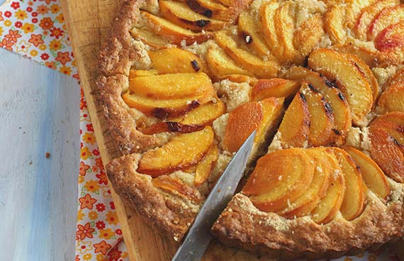 Tarta de durazno