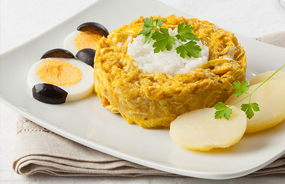 Ají de gallina peruano