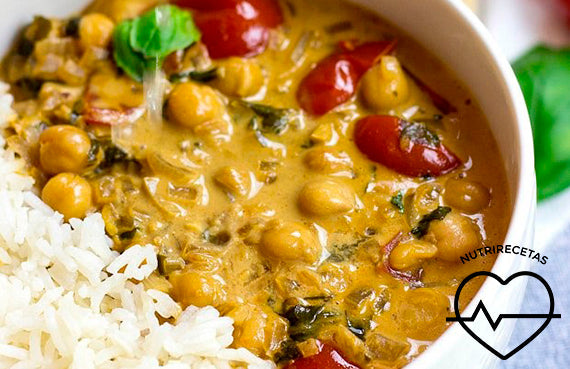 Curry de garbanzos
