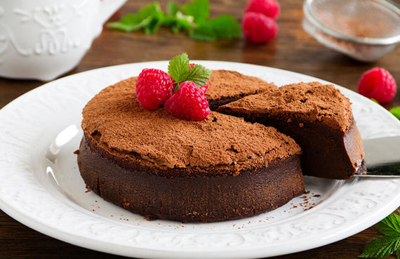 Torta de trufas de chocolate