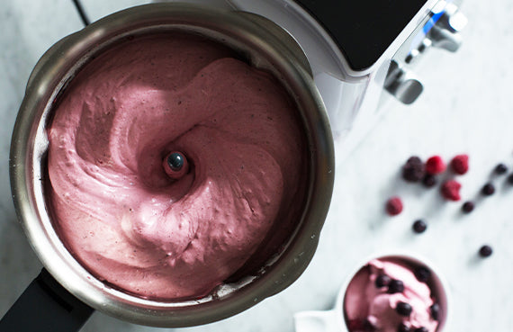 Espuma rápida de frutas