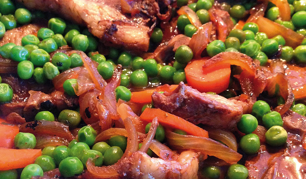 Carne arvejada