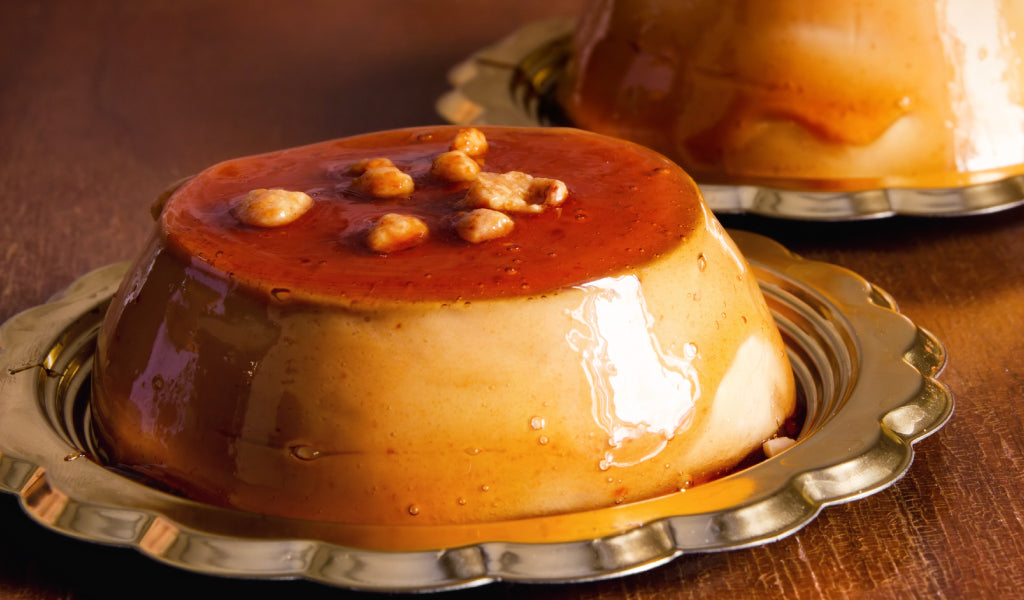 Flan de manjar