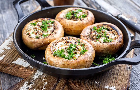 Champiñones rellenos
