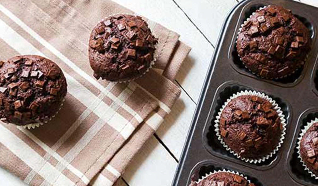Muffins de chocolate