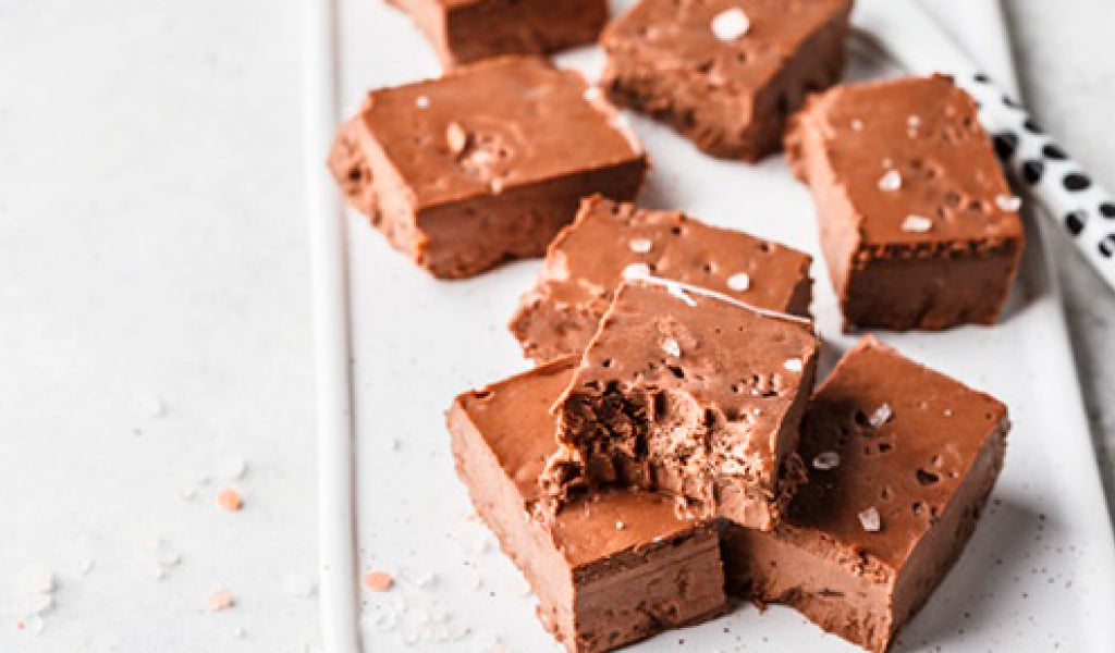 Fudge de chocolate y avellanas