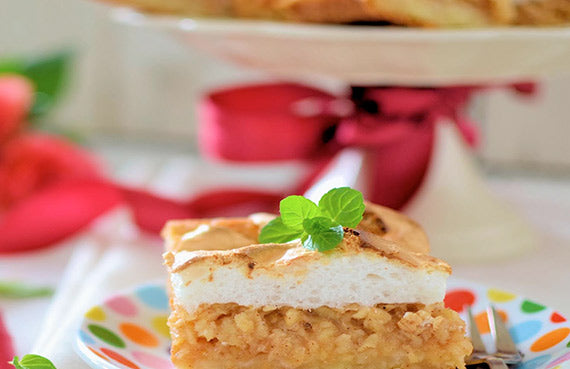 Delicia de manzanas con merengue