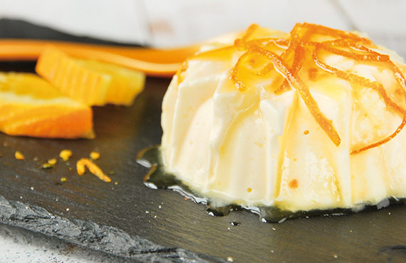 Bavarois de naranja