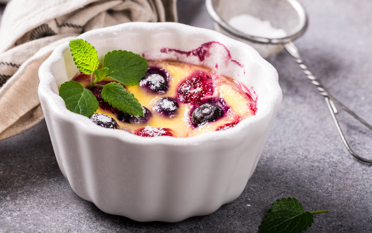 Clafouti de arándanos