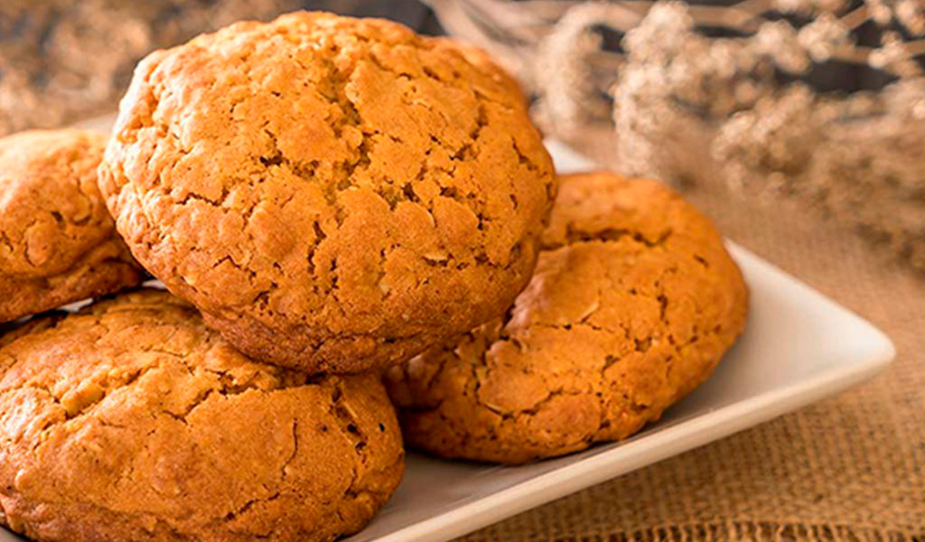 Galletas de soya, avena y miel