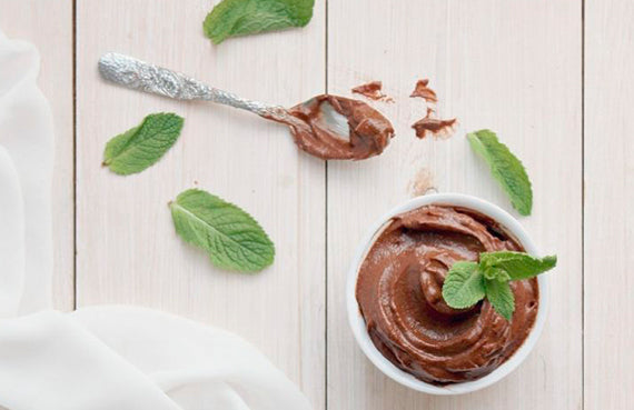 Parfait de chocolate a la menta