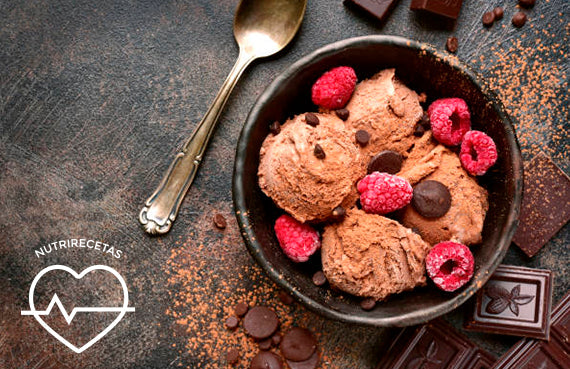 Helado de chocolate suizo