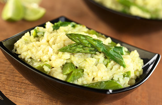 Risotto de espárragos