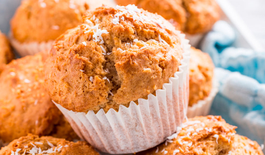 Muffins de coco y limón