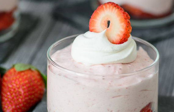 Mousse de frutilla