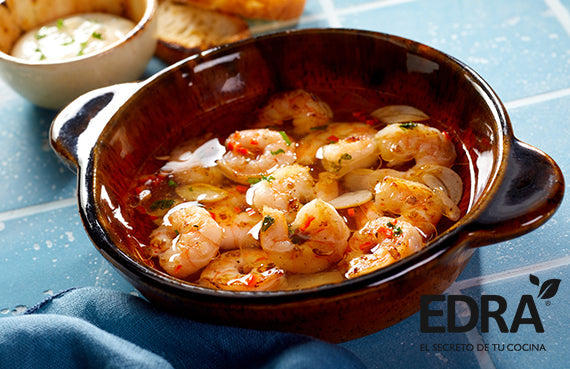 Camarones al pil pil Edra®