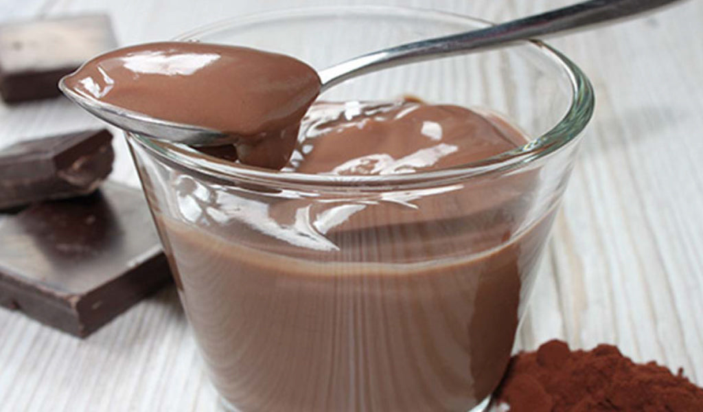 Flan de chocolate