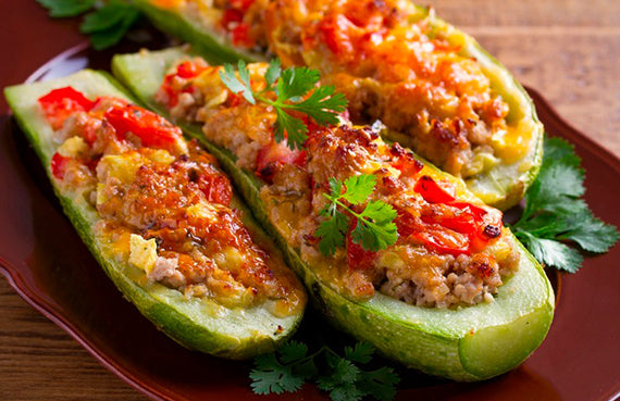 Zapallos italianos rellenos