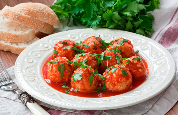 Albóndigas en salsa de tomates