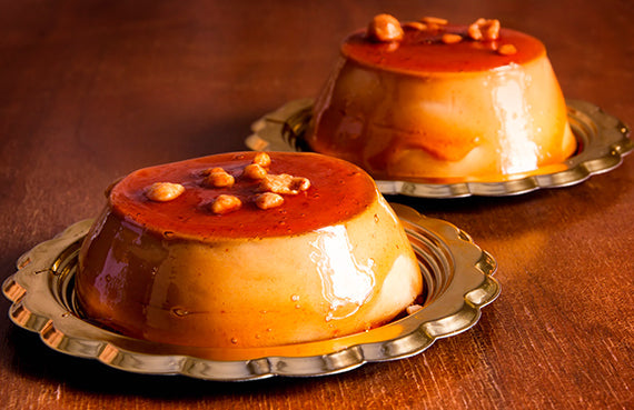 Flan de manjar