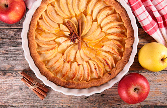 Tarta de manzanas y peras