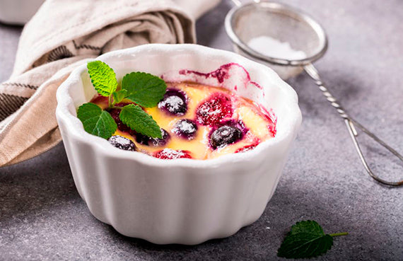 Clafouti de arándanos