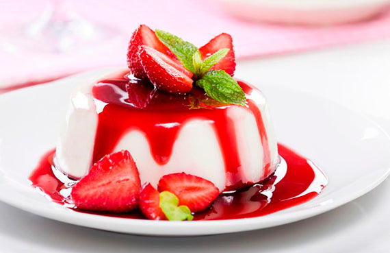 Panna cotta de vainilla