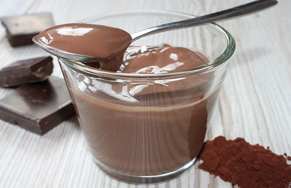 Flan de chocolate