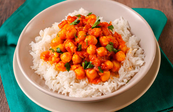 Curry de garbanzos