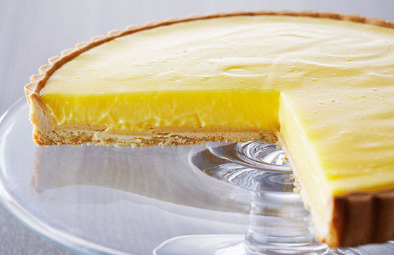 Pie de lemón curd