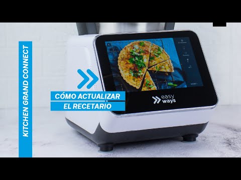 Cómo actualizar el recetario de Kitchen Grand Connect