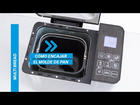 Cómo encajar el Molde de Pan en Multi Bread