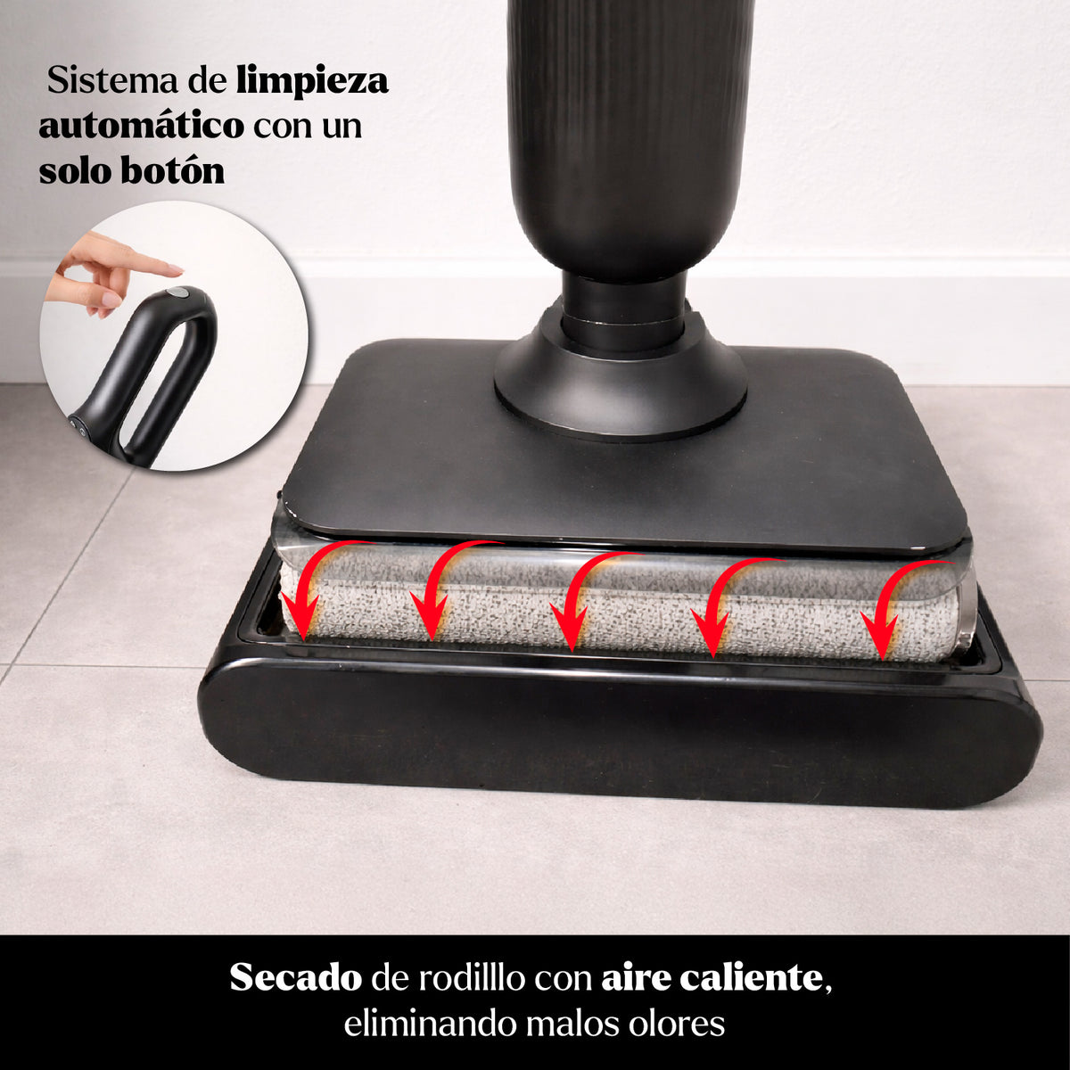 Aspiradora Vertical Inalámbrica Trapea HydroSweep EasyWays