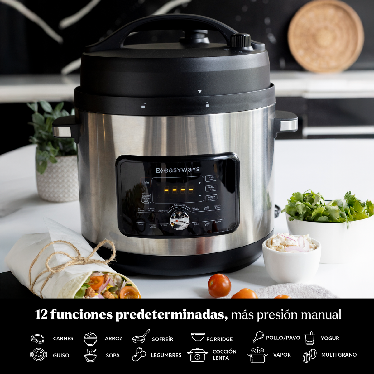 Olla Presión Multifuncional Fast Pot 5,7 L EasyWays