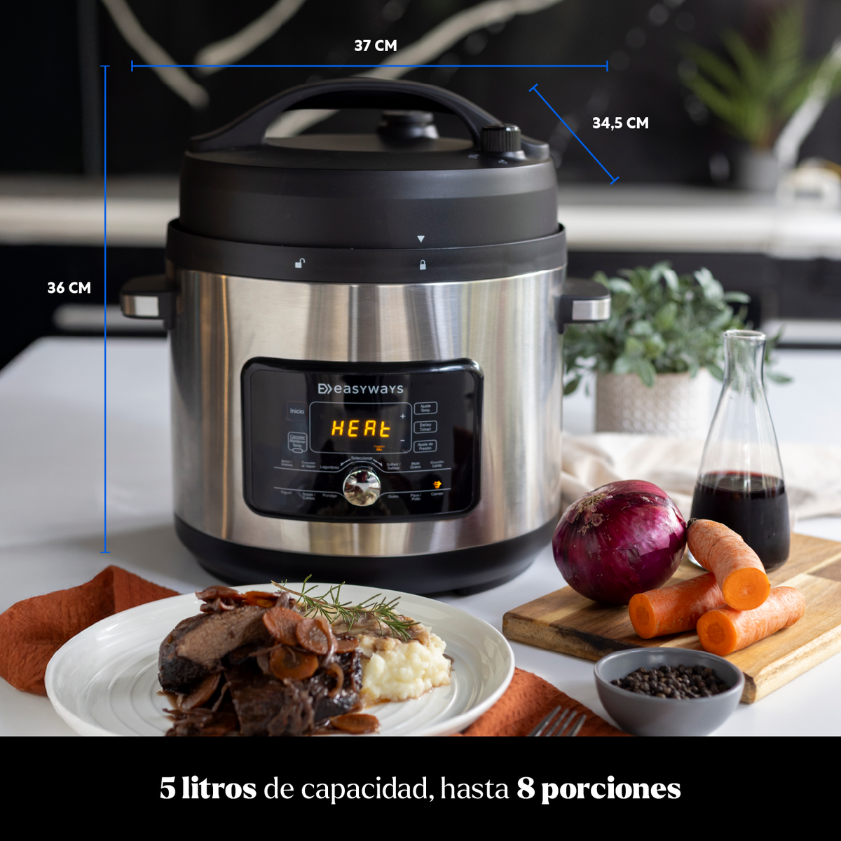 Olla Presión Multifuncional Fast Pot 5,7 L EasyWays