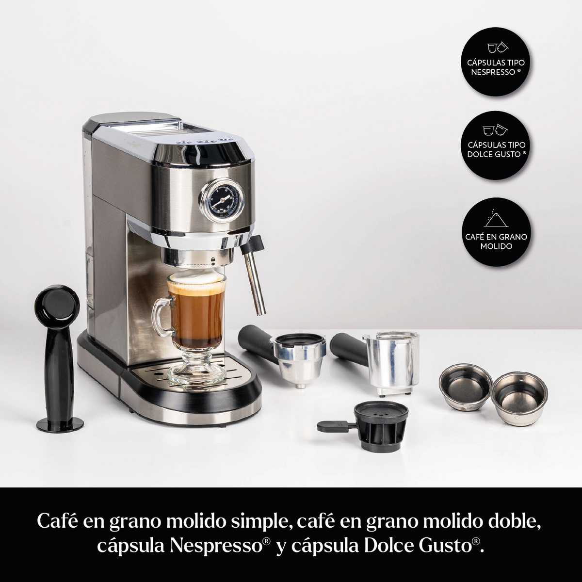 Cafetera Cápsulas Espresso Verona Coffee 4 en 1 EasyWays